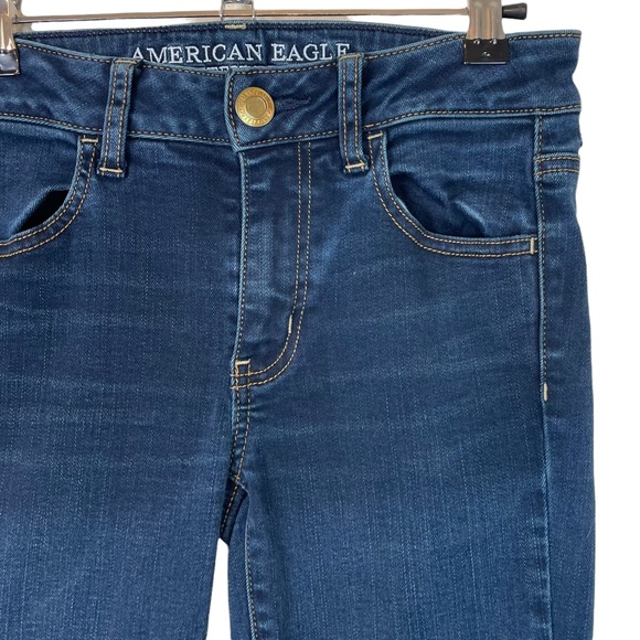 American Eagle Outfitters Super Stretch Skinny Jeggings Size 2 Long Leg Jean AEO - Picture 8 of 16